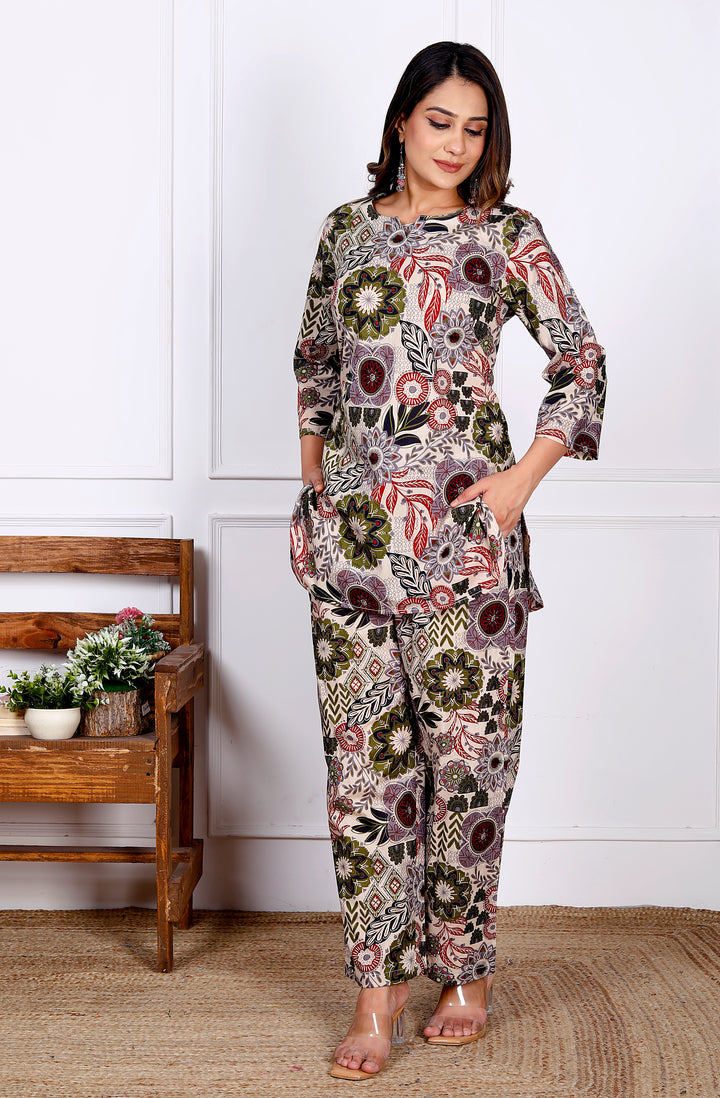 AARADHYA COTTON PRINTED CO-ORD SETS