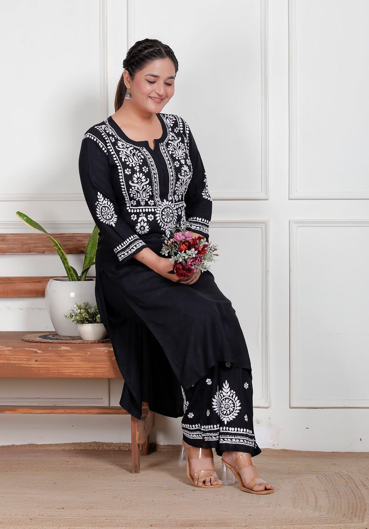 Rinaya Rayon Chikankari Co-Ord Set