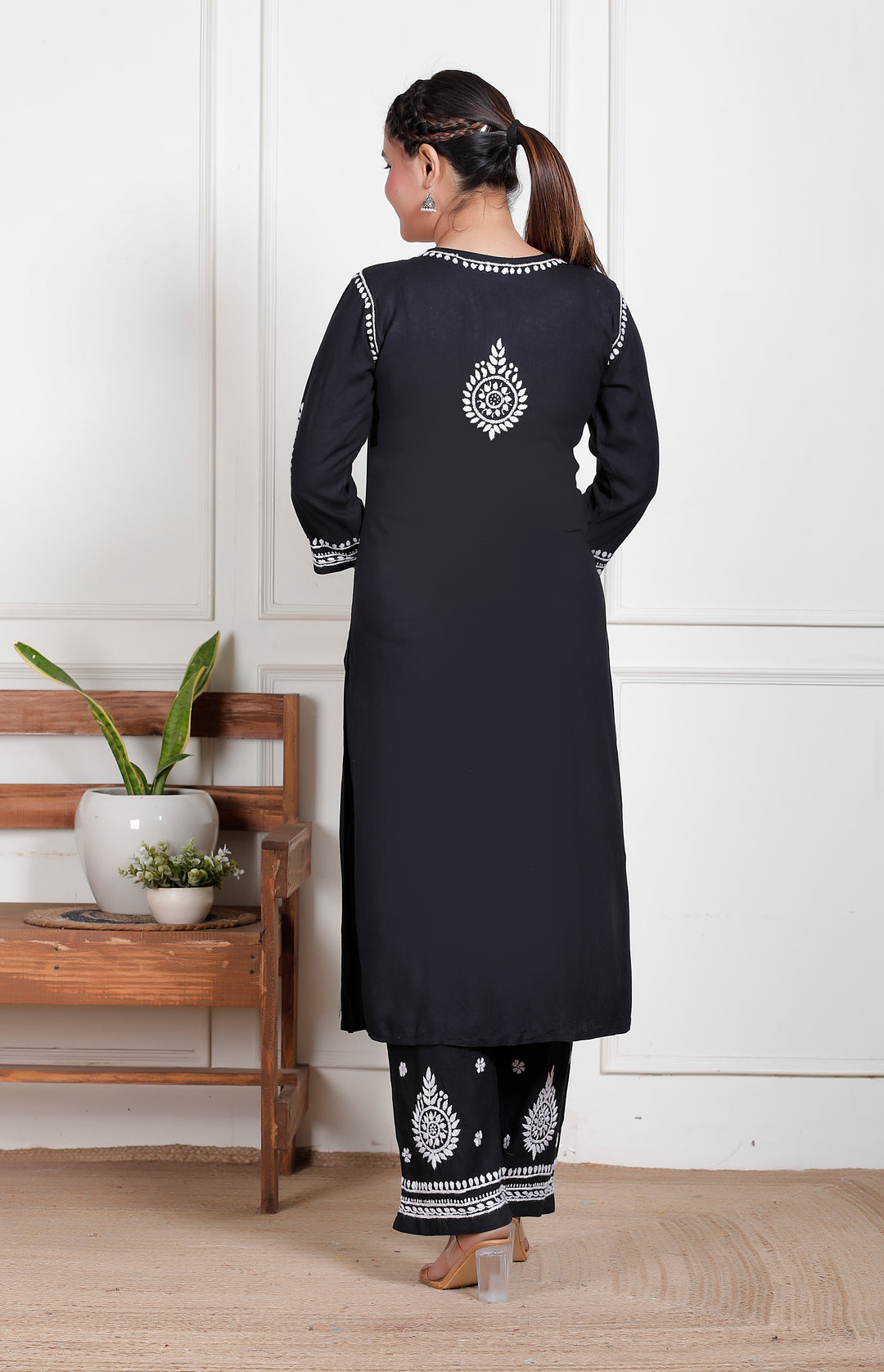 Rinaya Rayon Chikankari Co-Ord Set