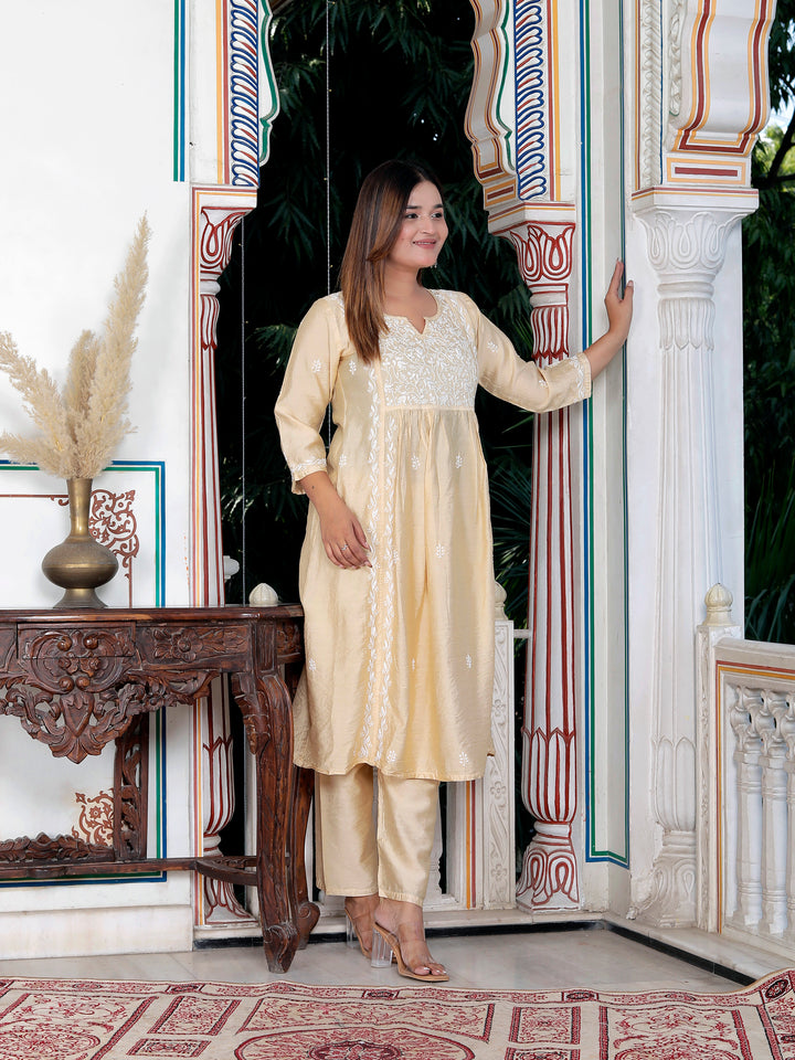 Lavina Chanderi Nyra Dress