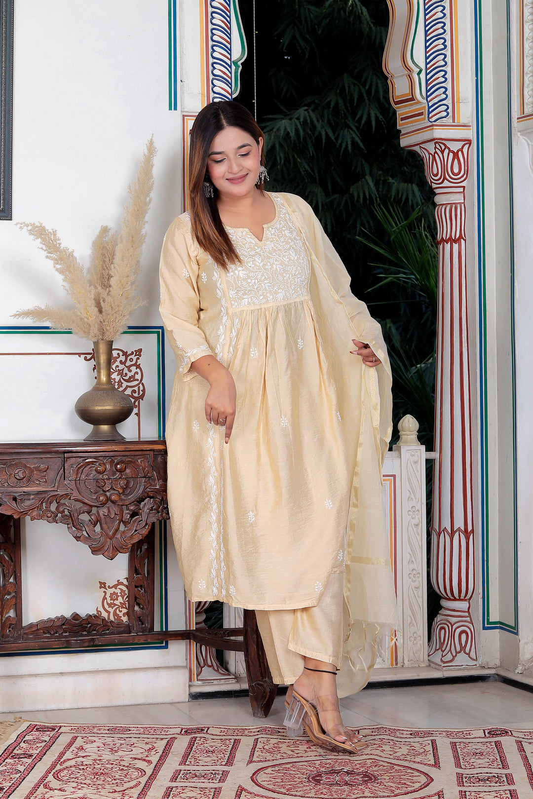 Lavina Chanderi Nyra Dress