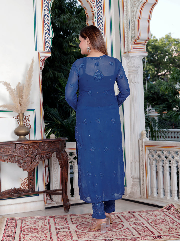 Haya Viscose Chikankari full set
