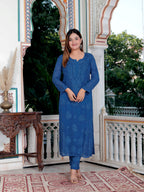 Haya Viscose Chikankari full set