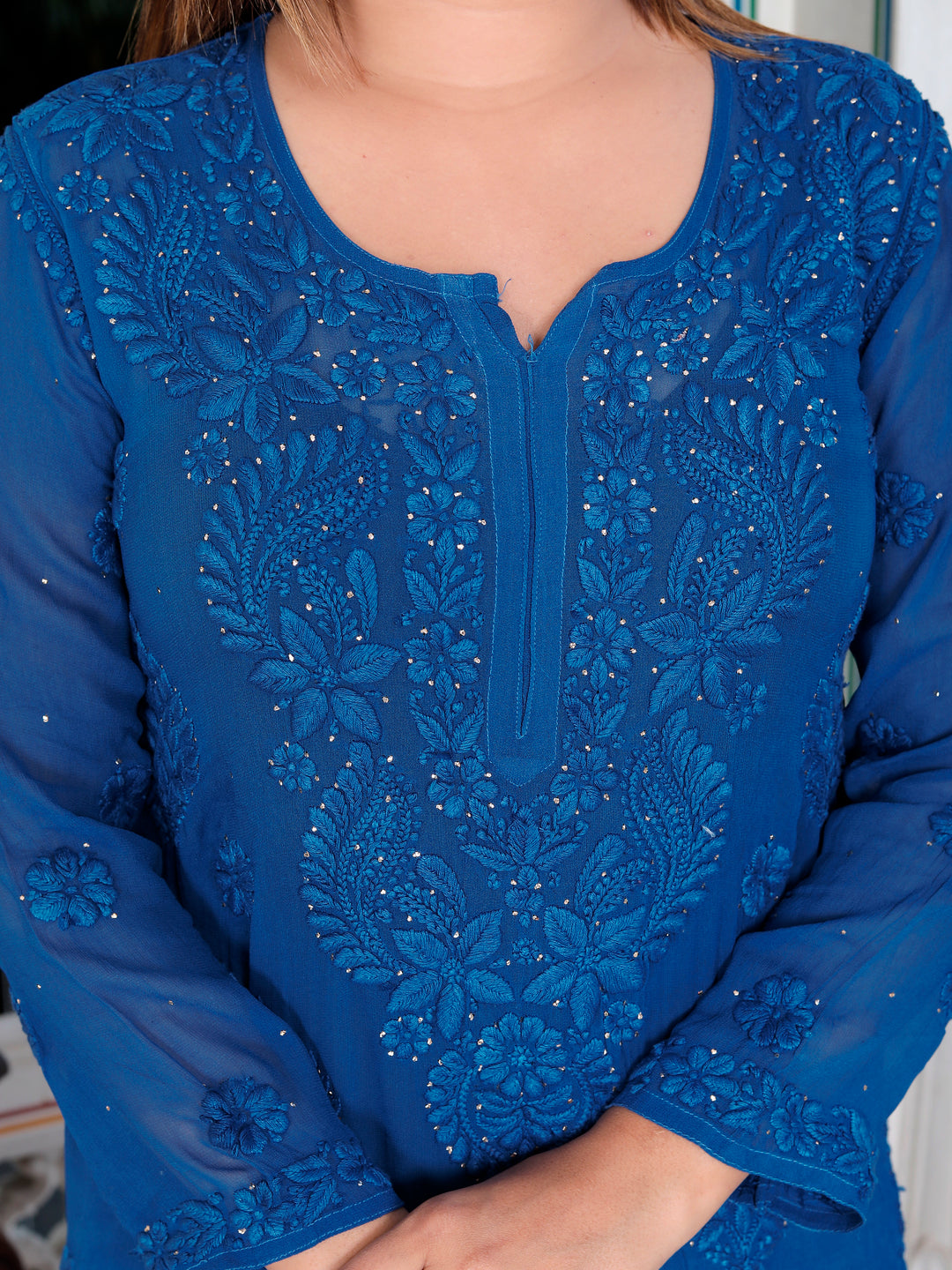 Haya Viscose Chikankari full set