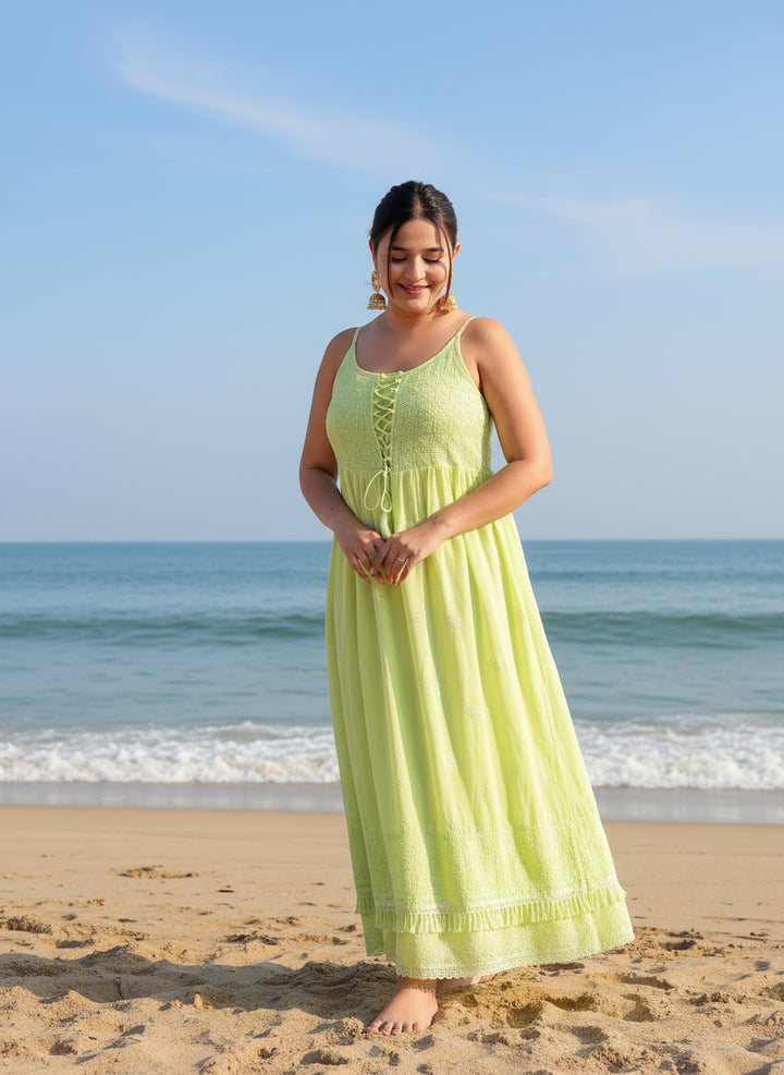 women walking on the beach