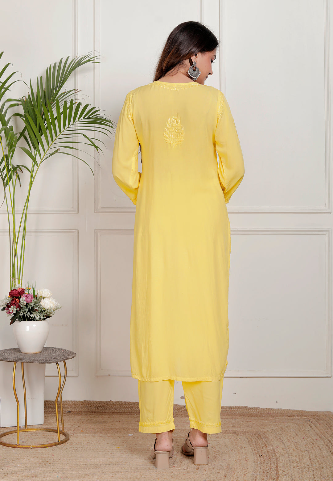 Suhani Modal chikankari dress with Dupatta