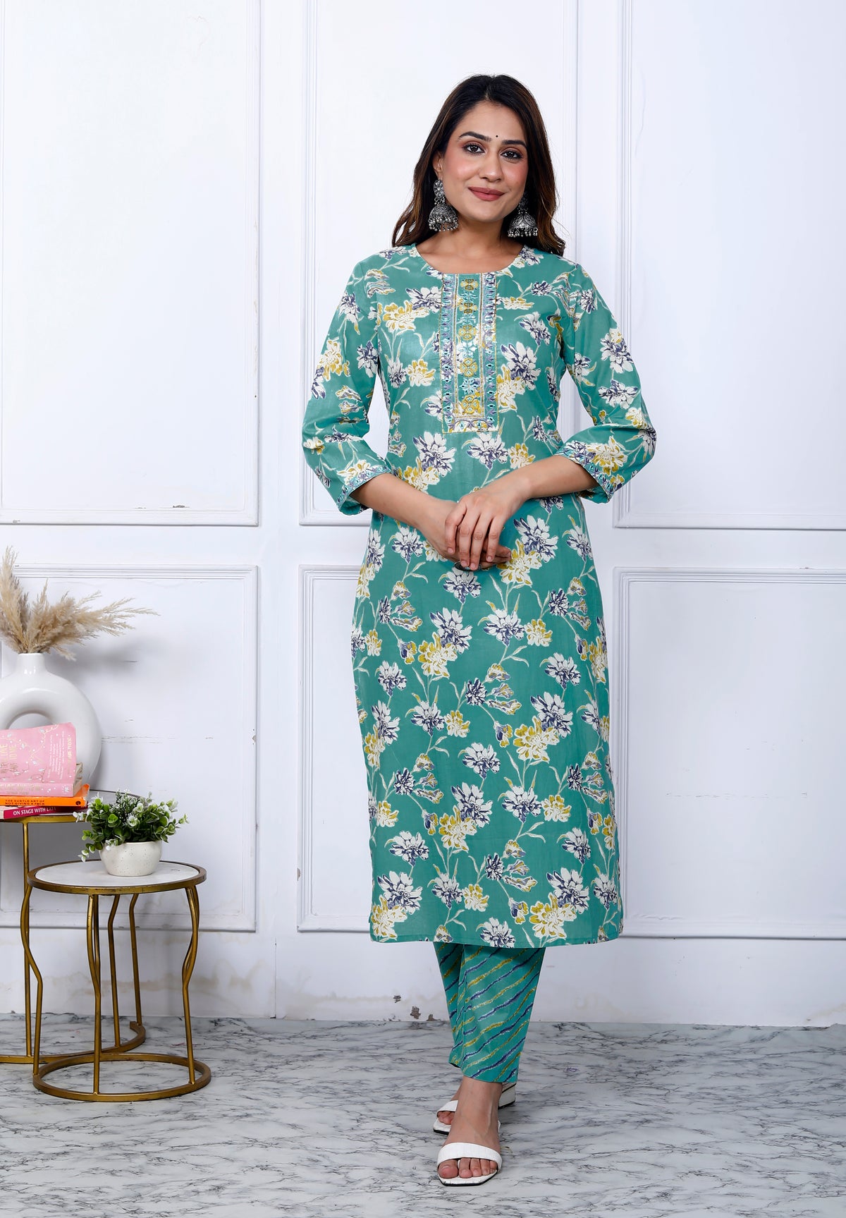 Aadya Cotton Printed Dupatta Set