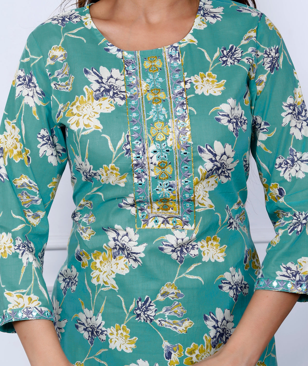 Aadya Cotton Printed Dupatta Set