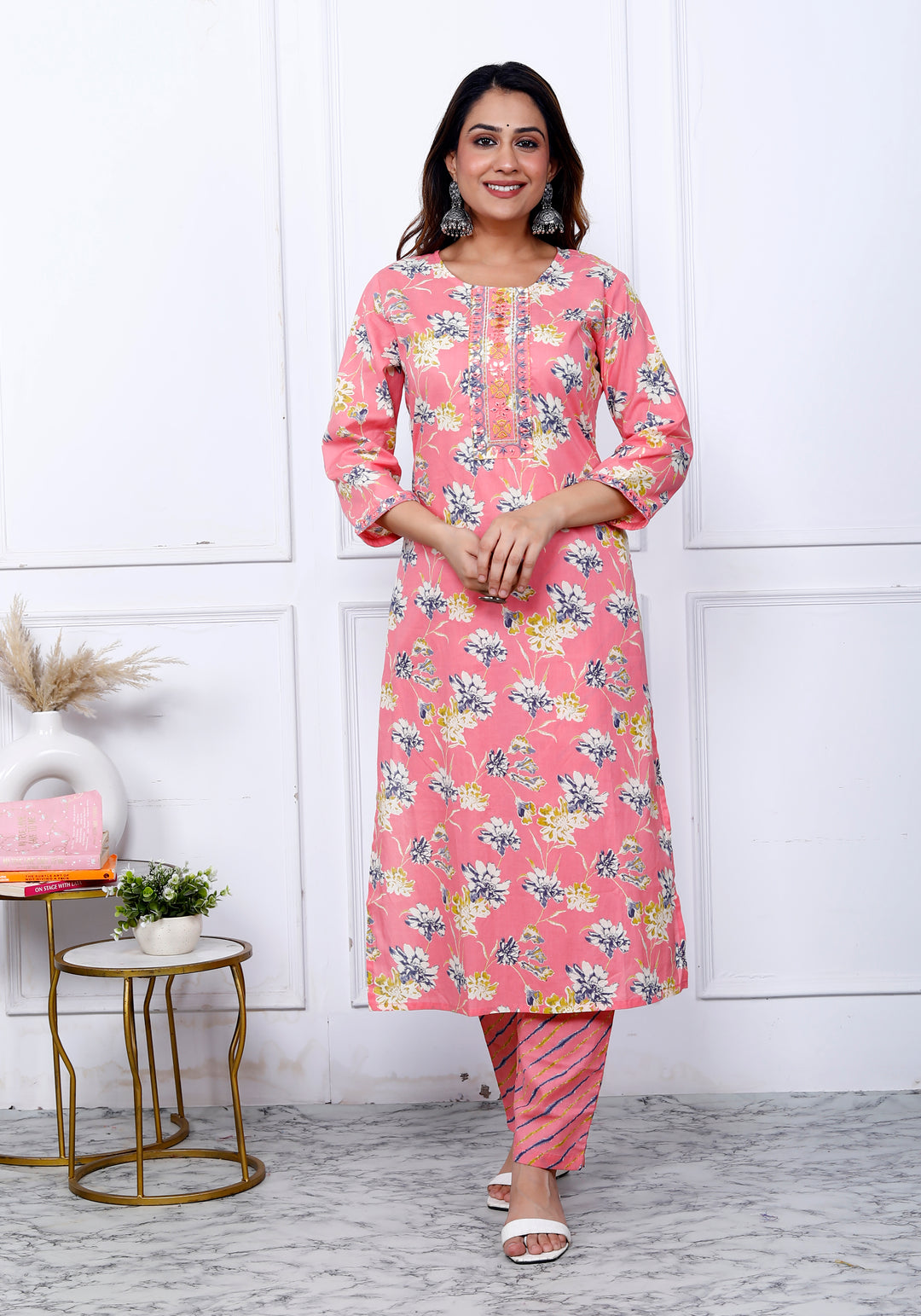 AADYA COTTON PRINTED DUPATTA SET