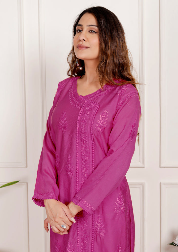 Falisha Chanderi Chikankari Co-ord Set