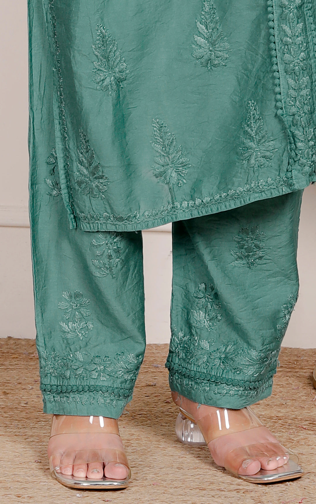 Falisha Chanderi Chikankari Co-ord Set
