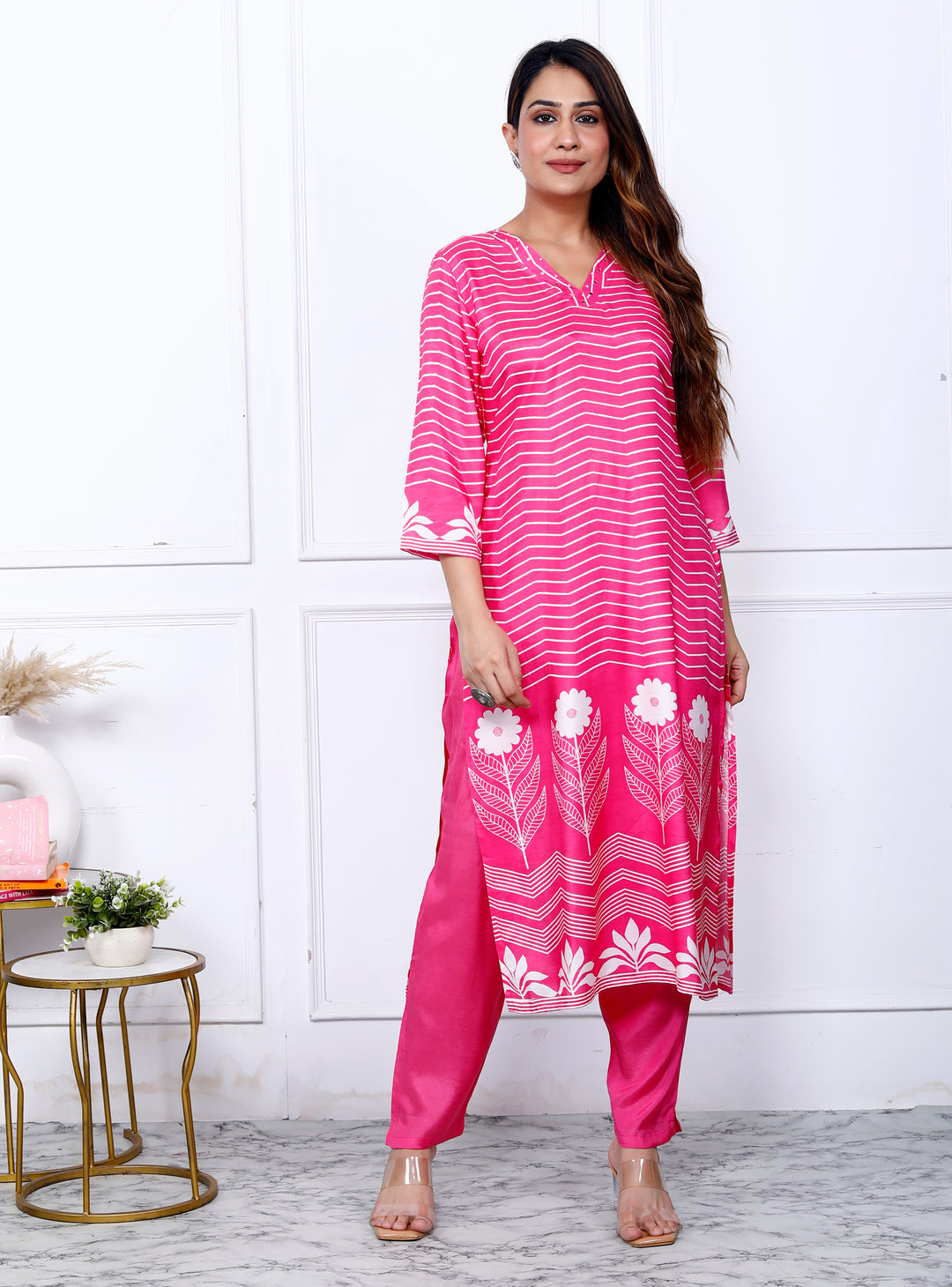 PRISHA PRINTED MUSLIN DUPATTA SET