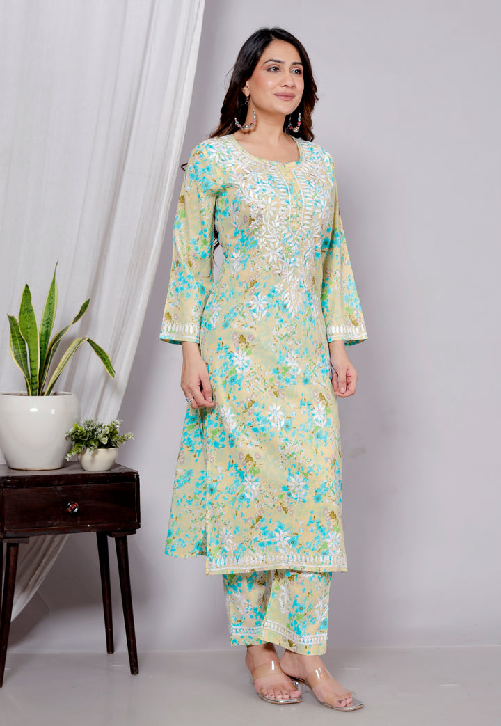 HUMAIRA CHIKANKARI CO-ORD SET