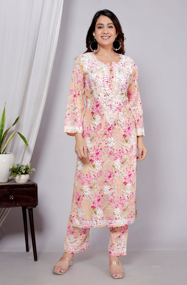 HUMAIRA CHIKANKARI CO-ORD SET