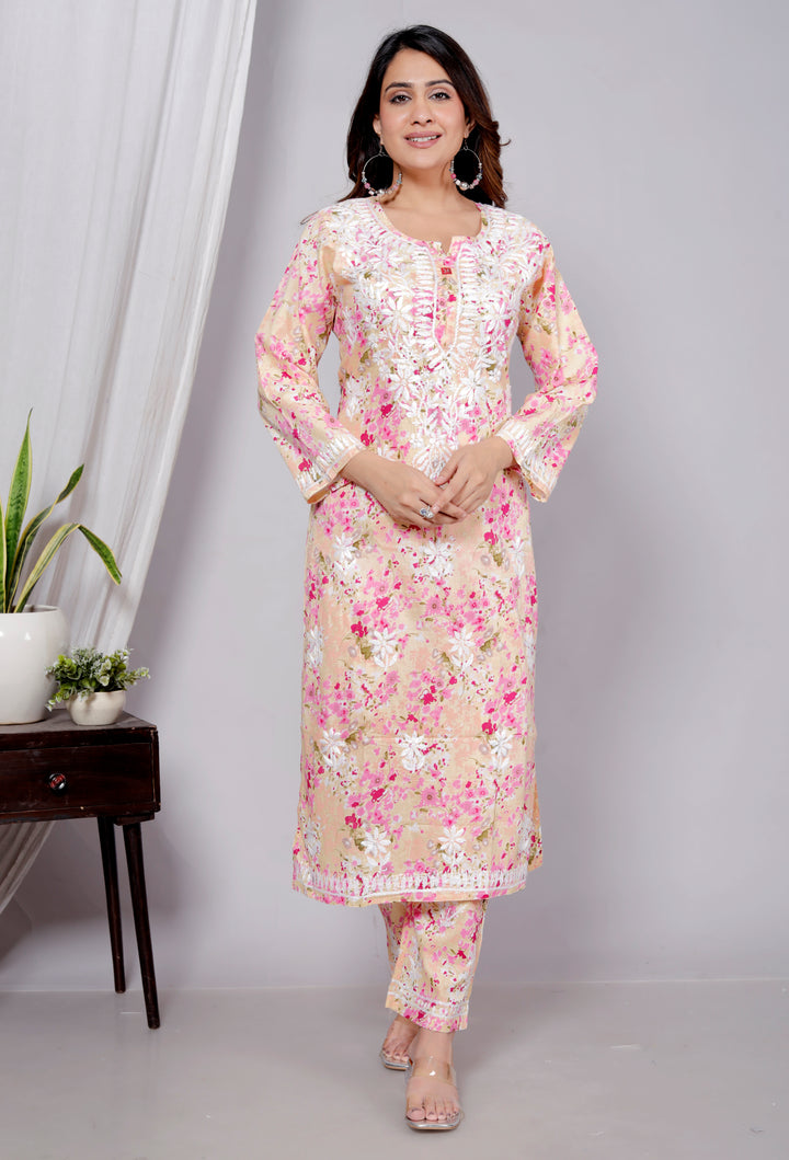 HUMAIRA CHIKANKARI CO-ORD SET