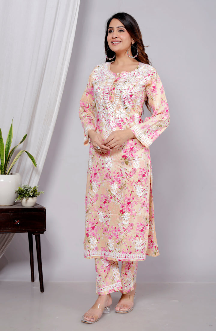 HUMAIRA CHIKANKARI CO-ORD SET