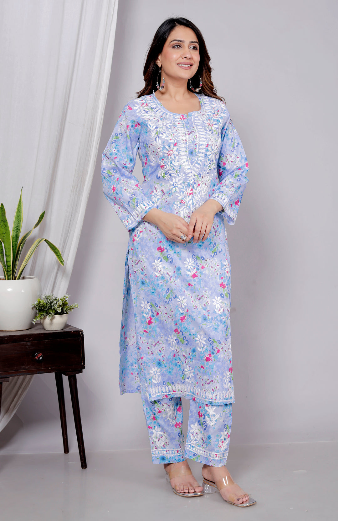 Humair Shop HUMAIRA CHIKANKARI CO-ORD SET – ETHNICHIK