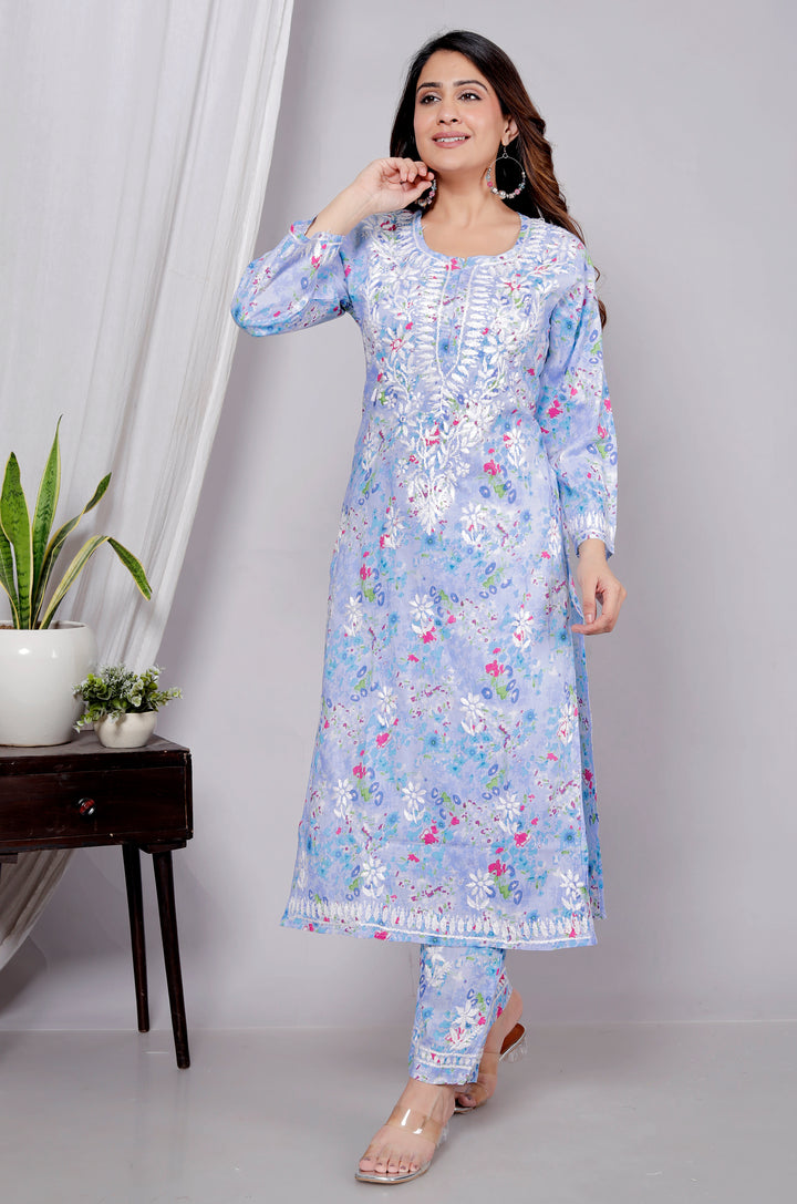 HUMAIRA CHIKANKARI CO-ORD SET