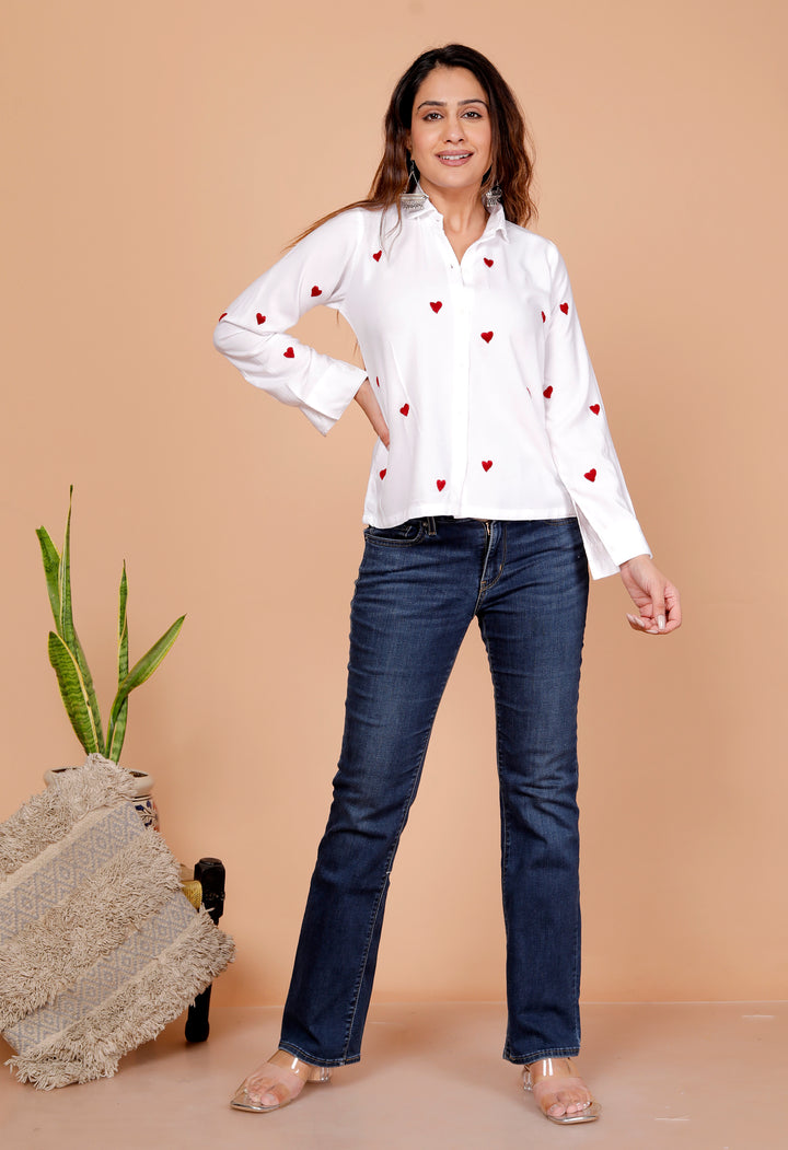 Tanaaz Cotton Chikankari Shirt