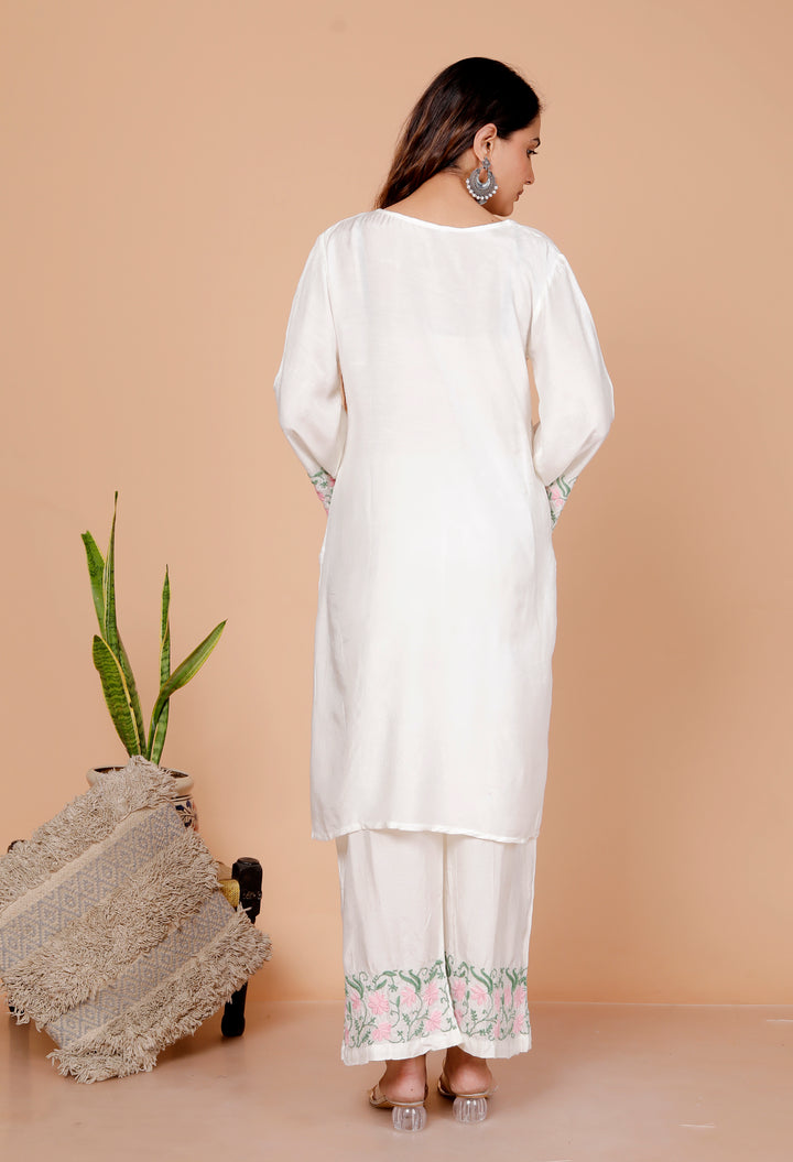 ROZA CHIKANKARI 3 PIECE SET