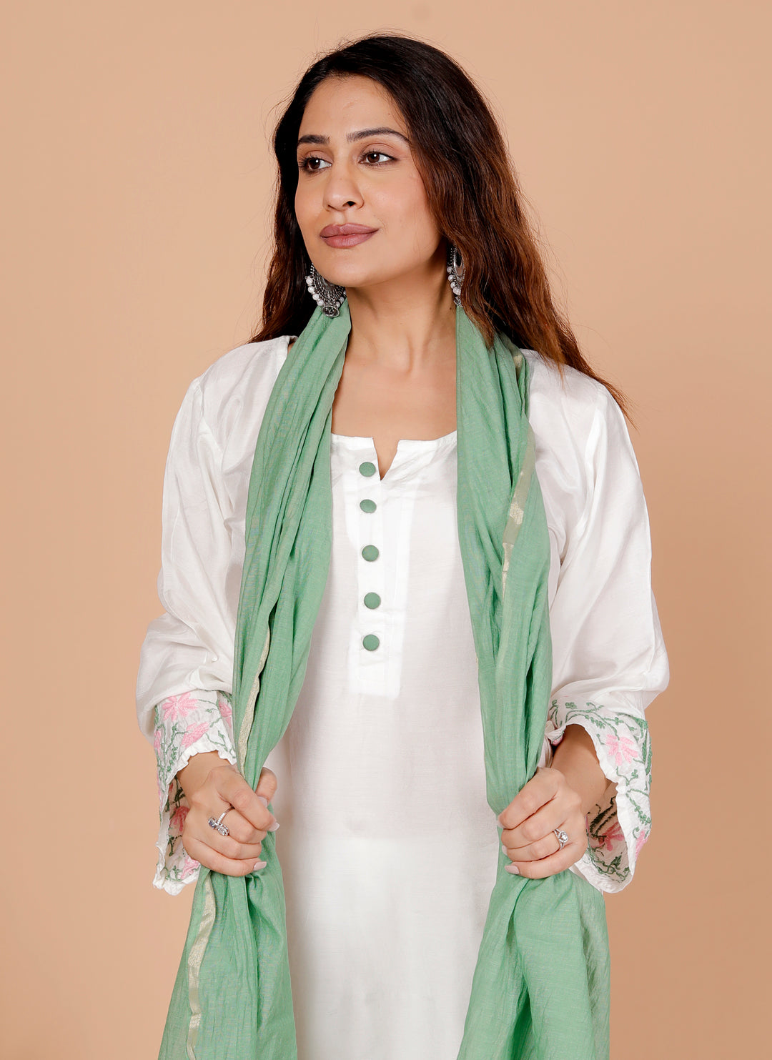 ROZA CHIKANKARI 3 PIECE SET