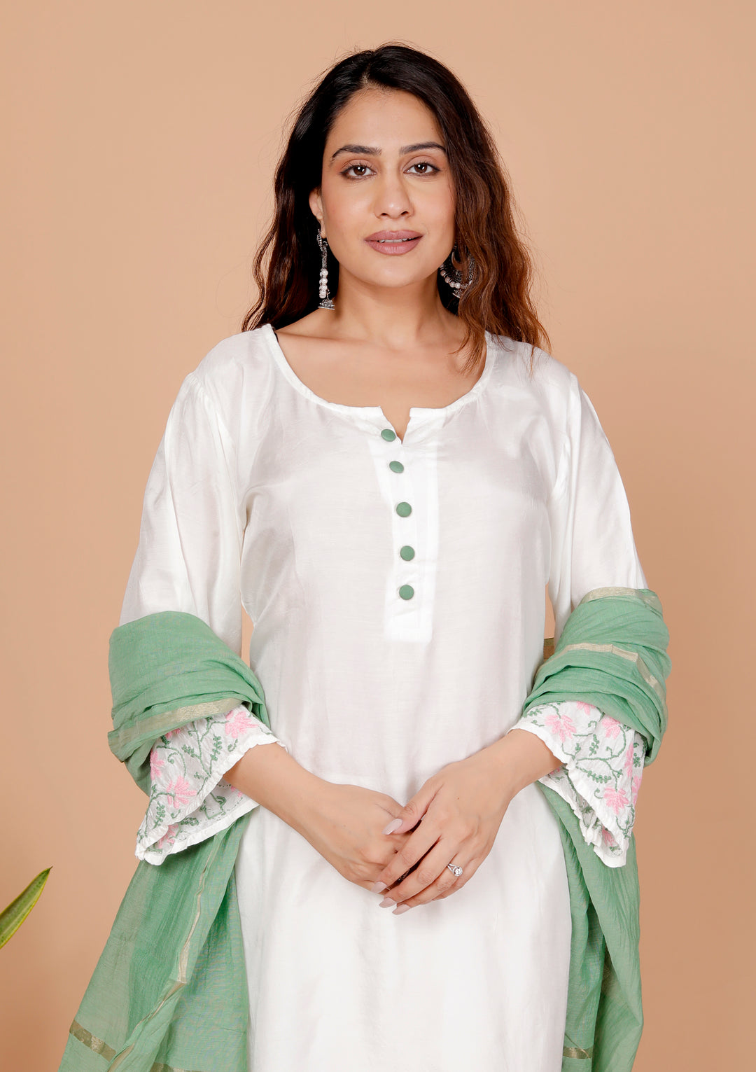 ROZA CHIKANKARI 3 PIECE SET