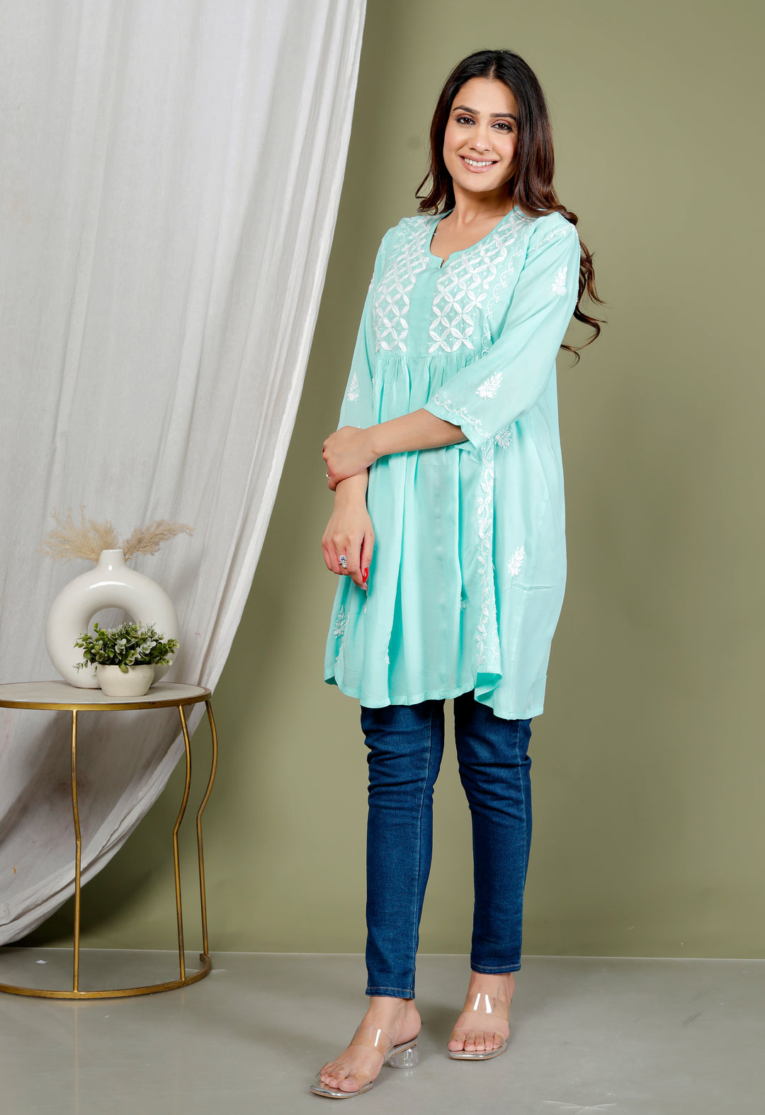 Sonia Short Top Green