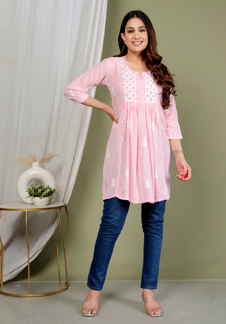 SONIA SHORT TOP PINK