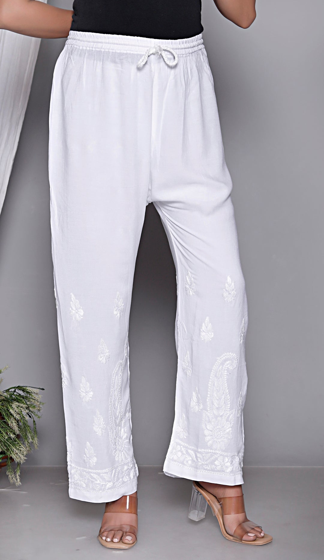 Cotton Chikankari Palazo