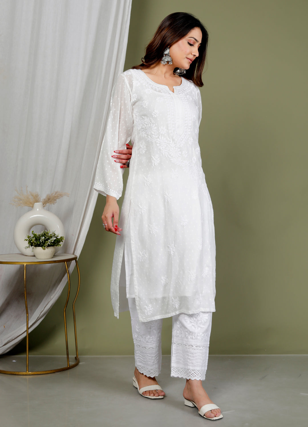 RUKHSAR DOBBY COTTON LONG KURTI