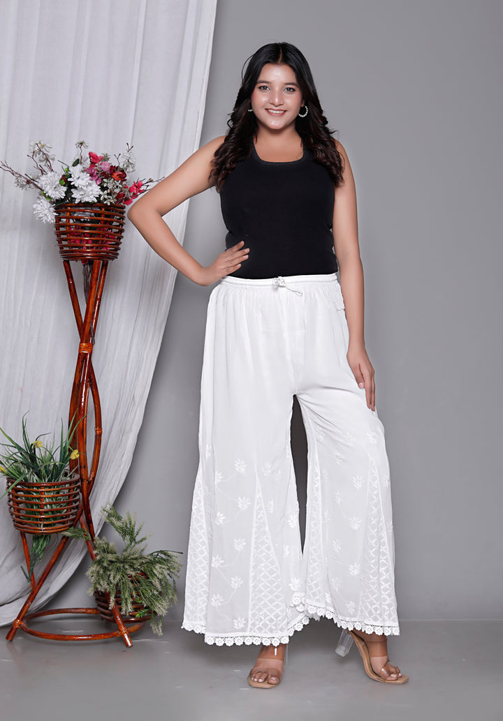 Georgette Chikankari Palazo