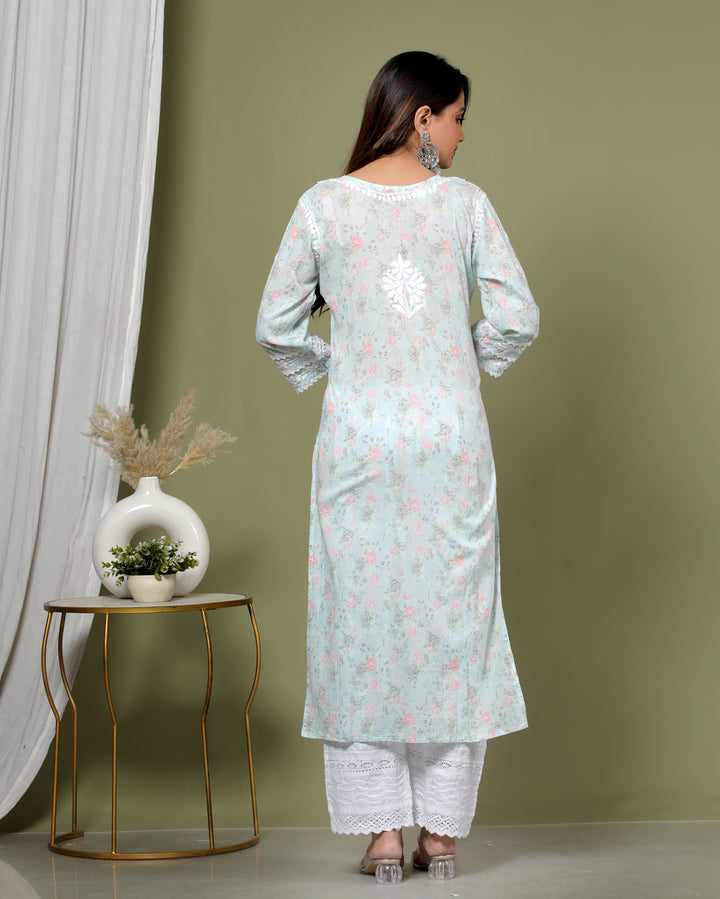 SUHAANA MUL COTTON PRINTED LONG KURTI