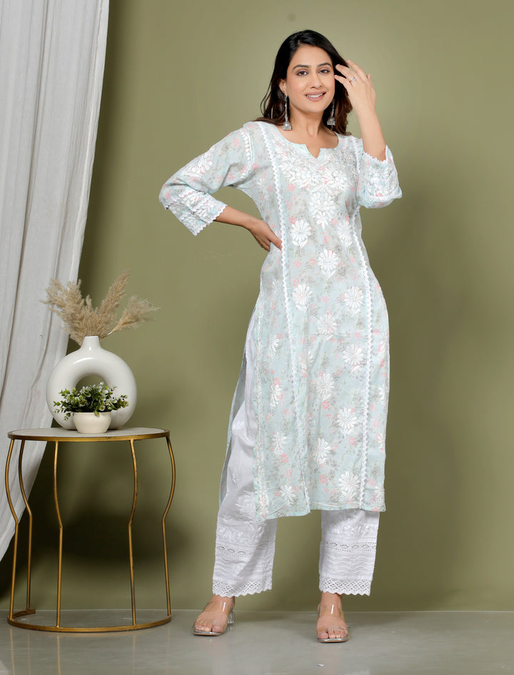 SUHAANA MUL COTTON PRINTED LONG KURTI
