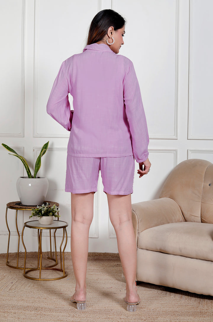 Luisa Cotton chikankari Co-ord Set