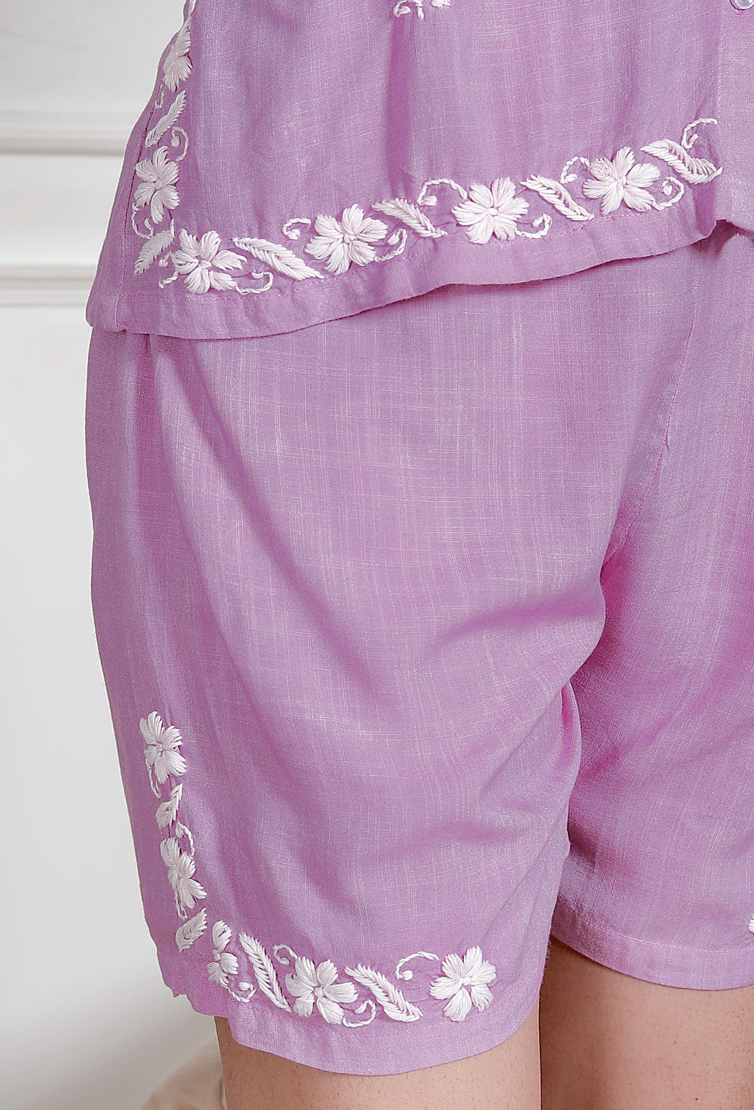 Luisa Cotton chikankari Co-ord Set