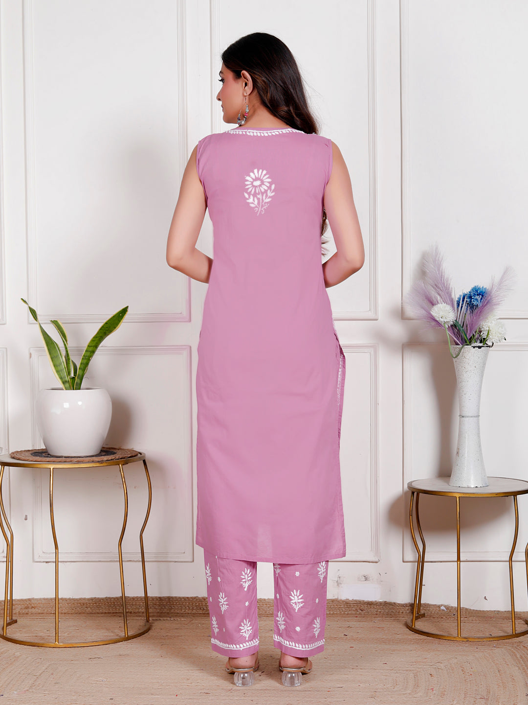 Sakina Cotton Chikankari Co-ord Set