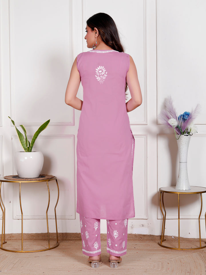 Sakina Cotton Chikankari Co-ord Set