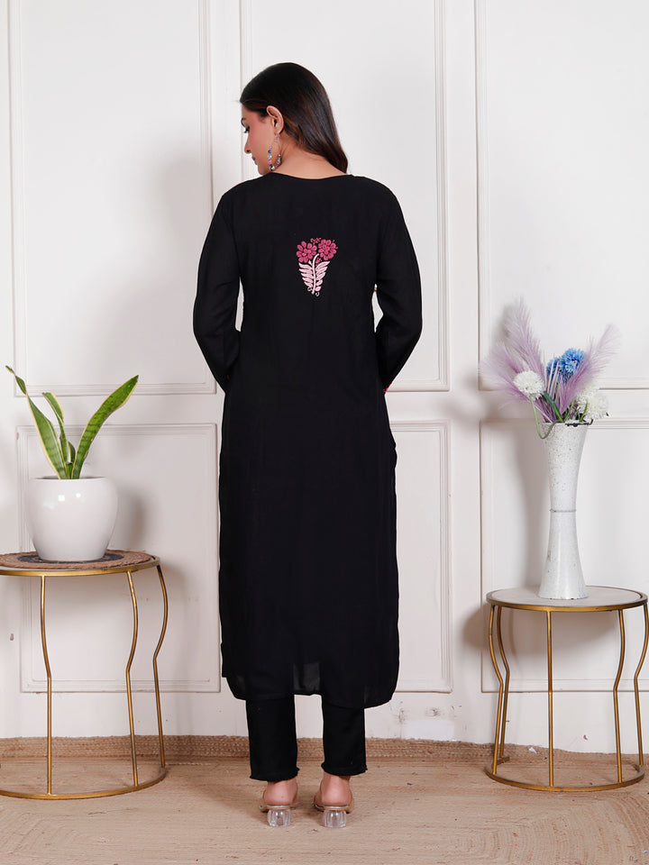 Roma Rayon Chikankari Long kurti