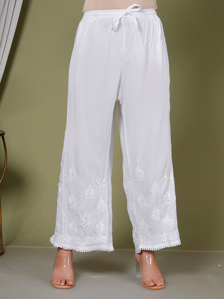 Shifi Cotton Chikankari Palazo