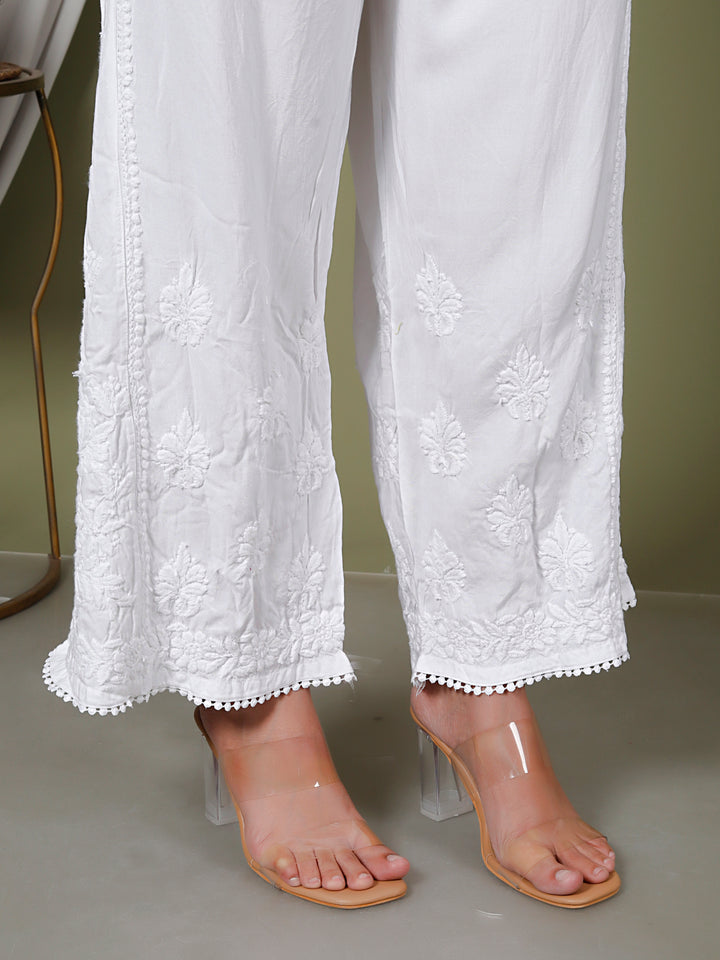 Shifi Cotton Chikankari Palazo