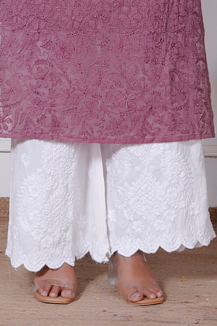 Anabiya Kota Doriya Chikankari Long Kurti (Copy)