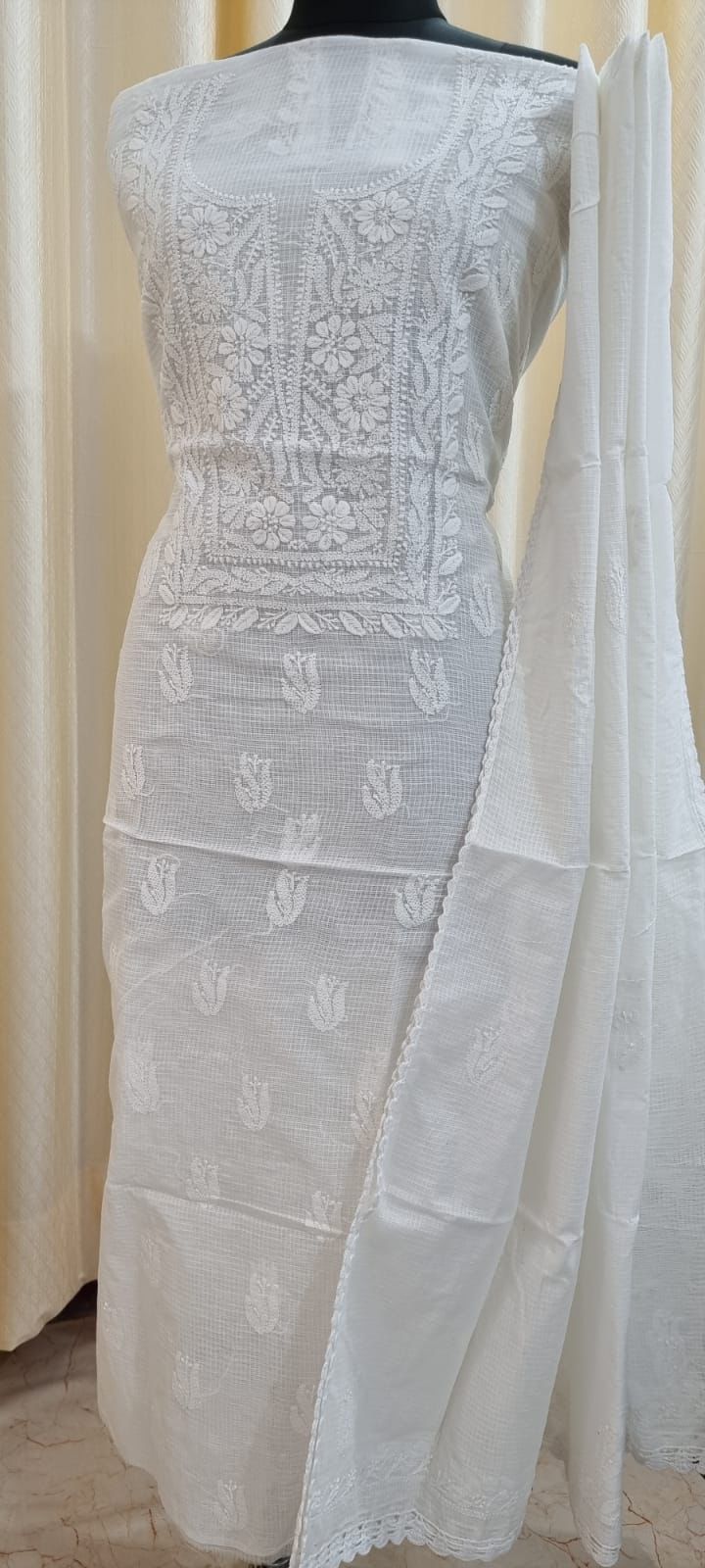 Kota Chikankari Kurta Dupatta set