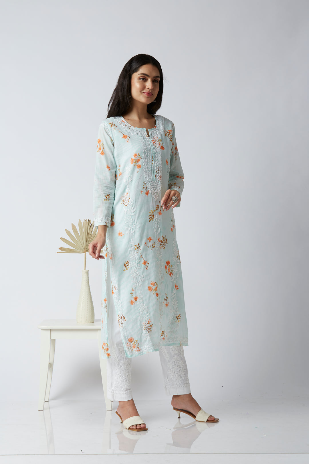 MAHIRA MUL COTTON PRINTED LONG KURTI