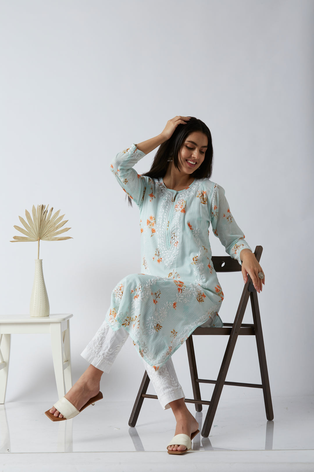 MAHIRA MUL COTTON PRINTED LONG KURTI