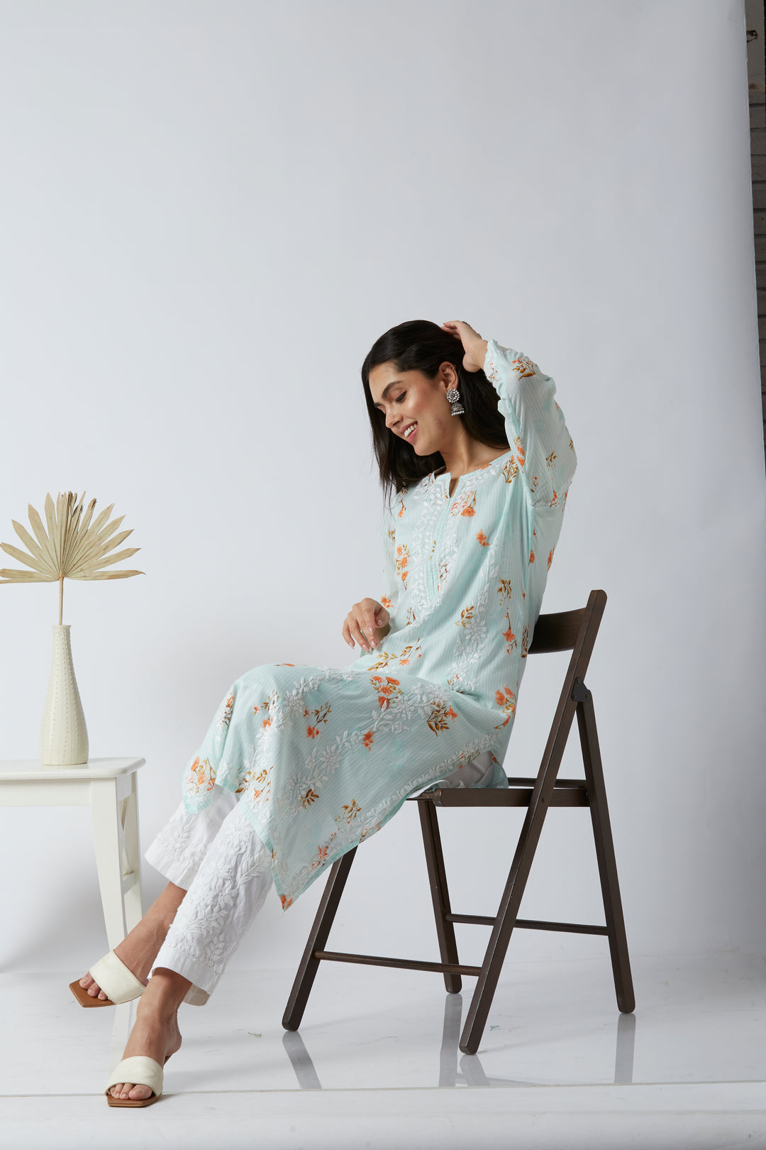 MAHIRA MUL COTTON PRINTED LONG KURTI