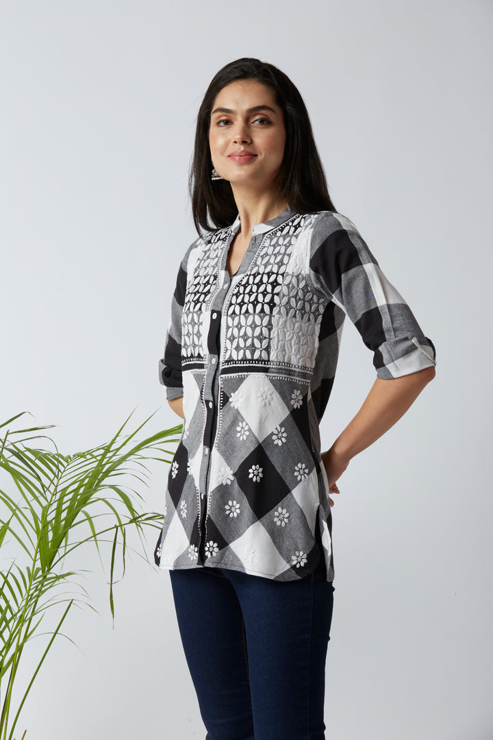 JULIET COTTON CHIKANKARI SHIRT