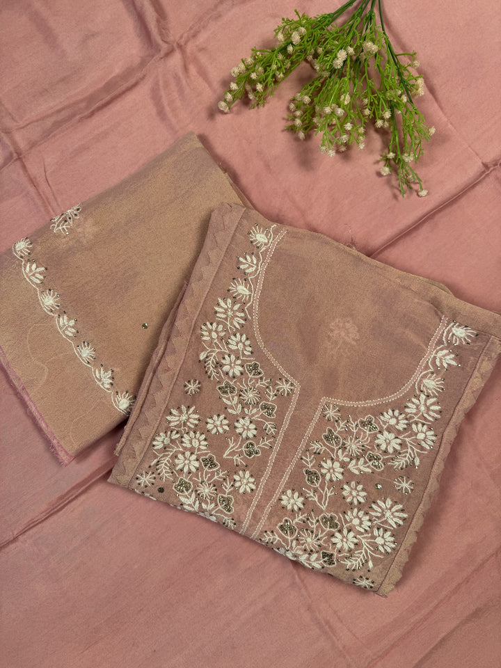 Viscose Organza 3 piece Suit