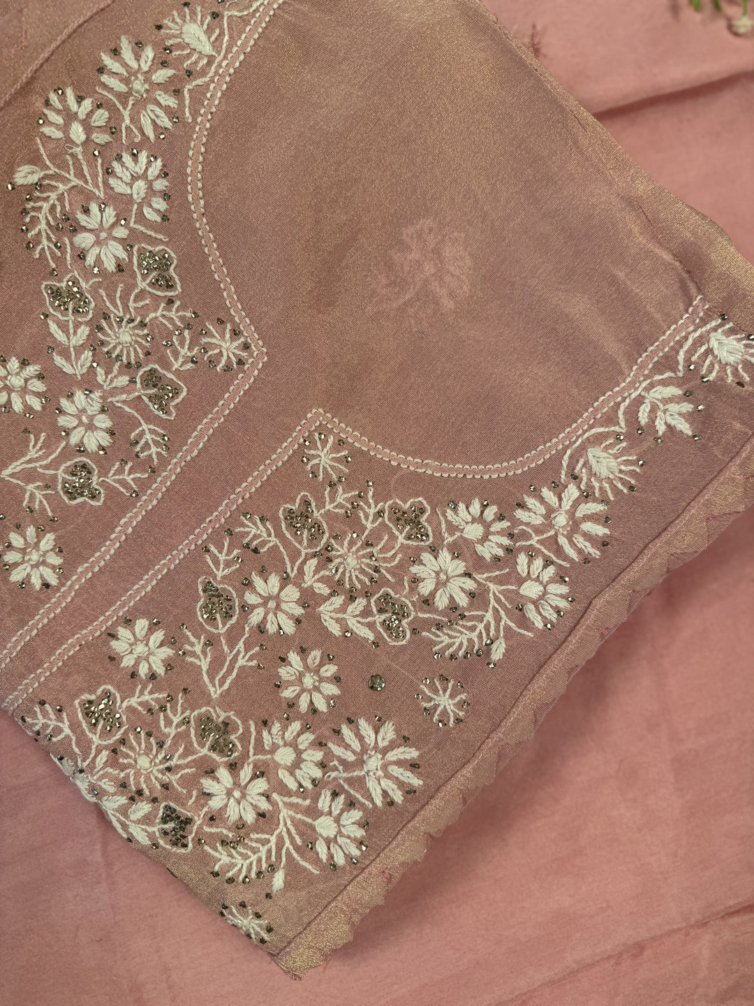 Viscose Organza 3 piece Suit