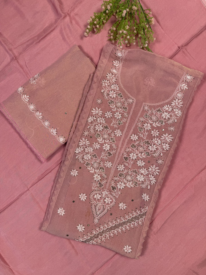 Viscose Organza 3 piece Suit