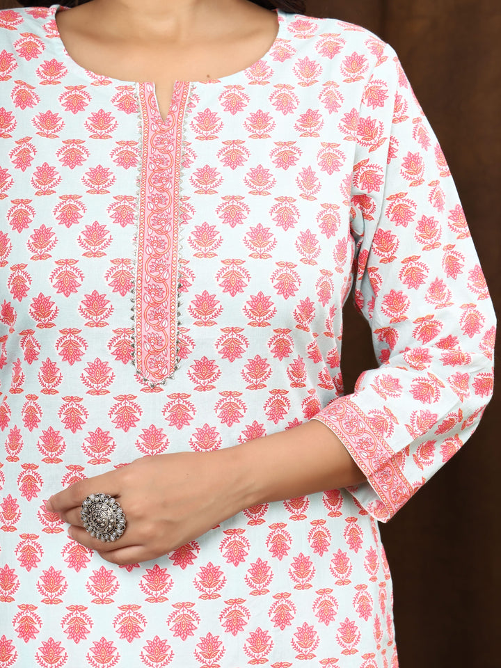 JHALAK COTTON PRINTED LONG KURTI